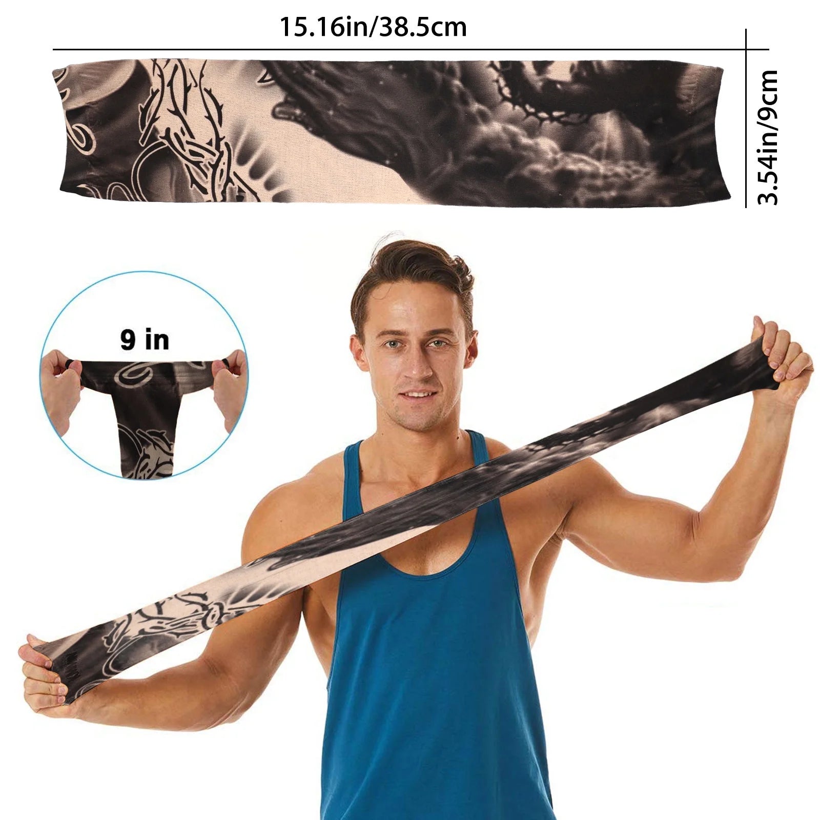 10Pcs UV Protection Cooling Arm Sleeves, UPF 50 Compression Sun Sleeves for Men Women for Running, Cycling, Fishing, Golf, Volleyball, Basketball