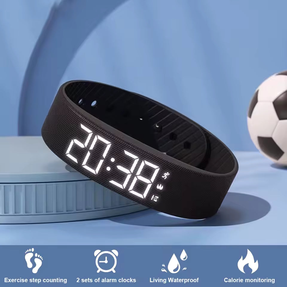 Universal Smart Watch Sports Bracelet with Step Counter and Alarm